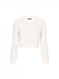 Женский свитер бежевого цвета faina