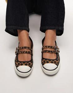 Кеды Converse Chuck Taylor All Star Dainty Mary Jane с леопардовым принтом