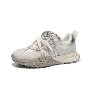 Высокие повседневные кроссовки Low top для женщин с эффектом увеличения роста DAPHNE, экрю