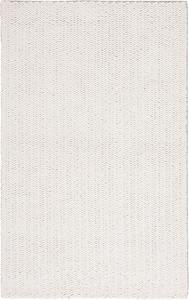 Ковер SAFAVIEH, 183 x 183 см, Natura Collection, Ivory, ручной работы из шерсти, идеально для гостиной, столовой, спальни (NAT708A-6SQ)