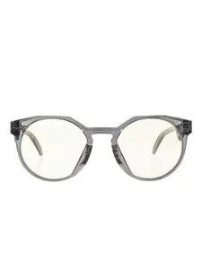 Круглые солнцезащитные очки с мраморным эффектом Oakley, серый