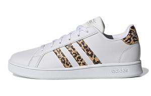 GRAND COURT Kids Скейтбординг Кроссовки Детские Низкие Белые Adidas Neo