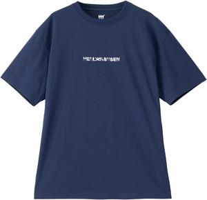Футболка с коротким рукавом и вышитым логотипом HELLY HANSEN (S/S) HH62407, унисекс, для взрослых, темно-синий