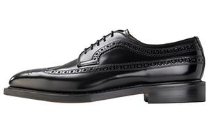 Мужские туфли Loake черные на низком каблуке