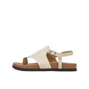 15 MINS Женские сандалии на одной застежке бежевые, цвет Beige