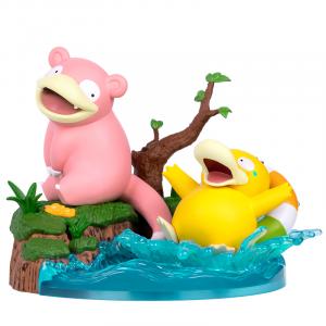 Фигурка psyduck игривый покемон, psyduck edition slowpoke, модная игрушка мерч украшение бонусные подарки 12см Funism