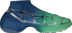 Кроссовки Bstroy x Givenchy The TK-360+ Mid 'Green Blue Gradient', зеленый