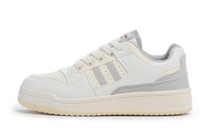 Кроссовки RENBEN Skateboarding Shoes Women's Low-top, белый/черный