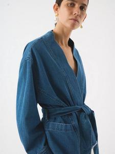 Джинсовая куртка Anala Wrap AKYN, Mid Wash Blue