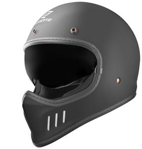 Шлем Bogotto ff980 caferacer cross, Black Matt