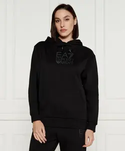 Толстовка Oversize fit Ea7, черный