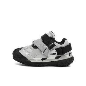 Кроссовки для бега Running Collection Slip Resistant, Abrasion Resistant, Lightweight Cushioning Low top детские Jeep, черный серый