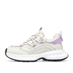 Кроссовки для образа жизни Женские низкие Kolumb, бежевый/фиолетовый