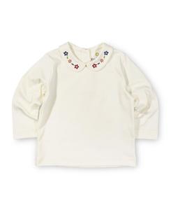 Вязаная блузка с длинными рукавами для девочек-малышек с вышитыми цветами Florence Eiseman, No Color