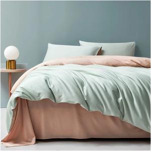 UWYTGF Комплект постельного белья из египетского хлопка с мягким стёганым покрывалом
