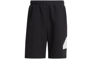 Спортивные шорты мужские черные/белые Adidas, черный/белый