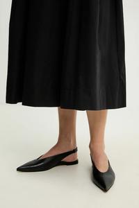 Кожаные балетки Answear.Lab, черный