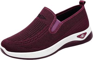 Ортопедические кроссовки для женщин, туфли для медсестер на липучке Babe, обувь Ortho Pro Comfort, обувь OrthoWear Baimiu, темно-фиолетовый