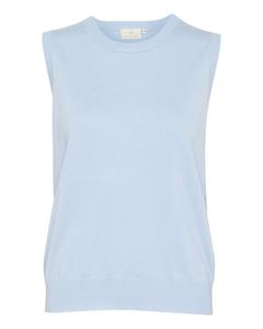 Вязаный топ Kaffe Lizza, небесно-синий