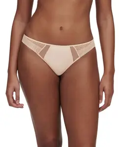 Кружевные стринги Play Line Chantelle, бежевый