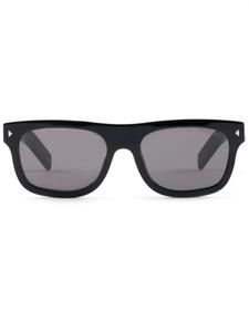 Prada Eyewear солнцезащитные очки в квадратной оправе, черный