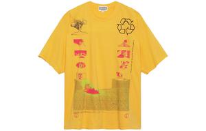 Футболка унисекс желтая Cav Empt