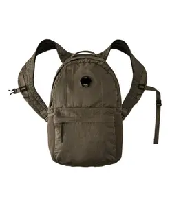 Нейлоновый рюкзак темно-серого цвета C.P. Company, зеленый