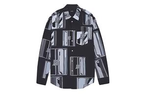 WE11DONE Мужская черная рубашка