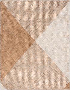 Ковер SAFAVIEH, 275 x 366 см, - коллекция Natural Fiber - большой - цвета Natural & Bleach, ручной работы из джута, идеально для гостиной, спальни, столовой (NFB875A)