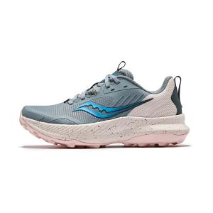 Saucony Кроссовки женские BLAZE TR Fiery Low Top, серо-розовые