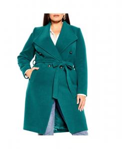 Стильное военное пальто больших размеров CITY CHIC, Alpine