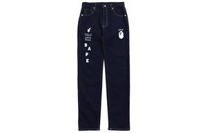 Детские джинсы A Bathing Ape, темно-синий