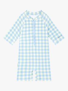 Детская пижама на молнии с защитой от ультрафиолета Toastie, цвет Blue Gingham