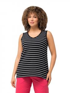 Футболка Ulla Popken Strick Top, черный