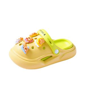 Детские тапочки: нескользящие, износостойкие, легкие, амортизирующие, дышащие ABC KIDS, зеленый