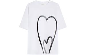 SportMax Футболка с принтом в виде сердца