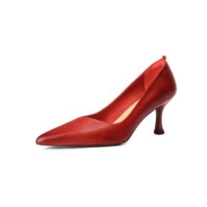 Тонкие туфли на высоком каблуке для женщин Su Yanjiao, красный