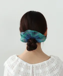 Резинка для волос Three Four Time/Sheer Check, цвет Green