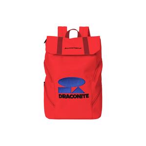 DRACONITE Полиэстеровый рюкзак для ноутбука унисекс серо-красный контрастный, Red