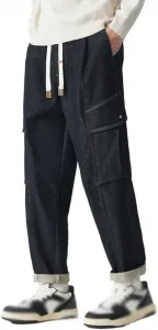 Джинсы с эластичным поясом, прямые SIDUFHAOPKLL