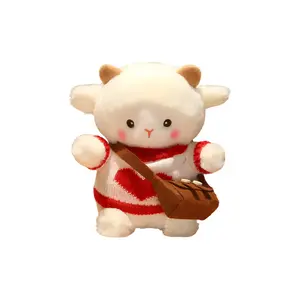 Мягкая игрушка милый барашек Poky, высота 25 см Beerus, красный