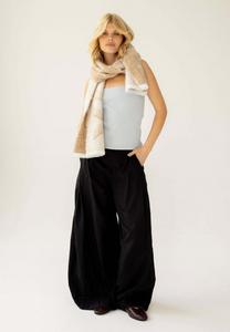 Шарф ARCTIC FOX & CO. THE REYKJAVIK LOGO, Off White Beige No Tassels/Beige