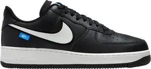 Кроссовки Air Force 1 '07 'Blue Label - Black White', черный