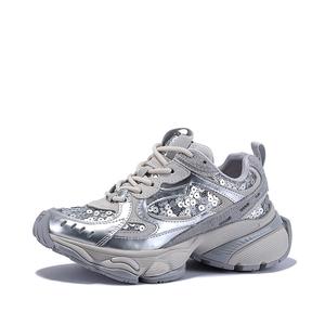 Кроссовки женские толстые низкие Bellalily, белый