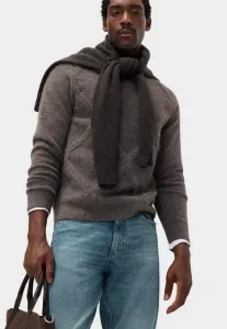 Свитер с круглым вырезом Marks & Spencer, Dark Brown