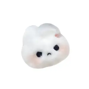 Милый креативный пушистый кулон с котенком и кроликом, высота 8см YUOU