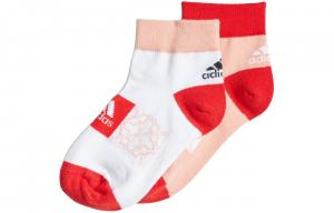 Детские носки Adidas, 2 пары (розовый/белый)
