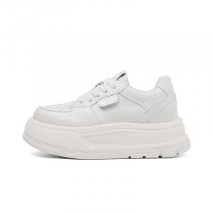 AQUASCUTUM Женские низкие скейтерские туфли для увеличения роста - потертое серебро, цвет Distressed Silver