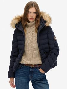 Куртка Fuji с капюшоном из искусственного меха и утеплителем Superdry, Eclipse Navy