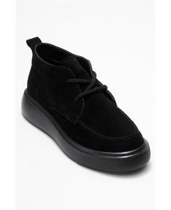 Женские кожаные ботинки-чукка Lilya Forever & Always Shoes, Black suede leather
